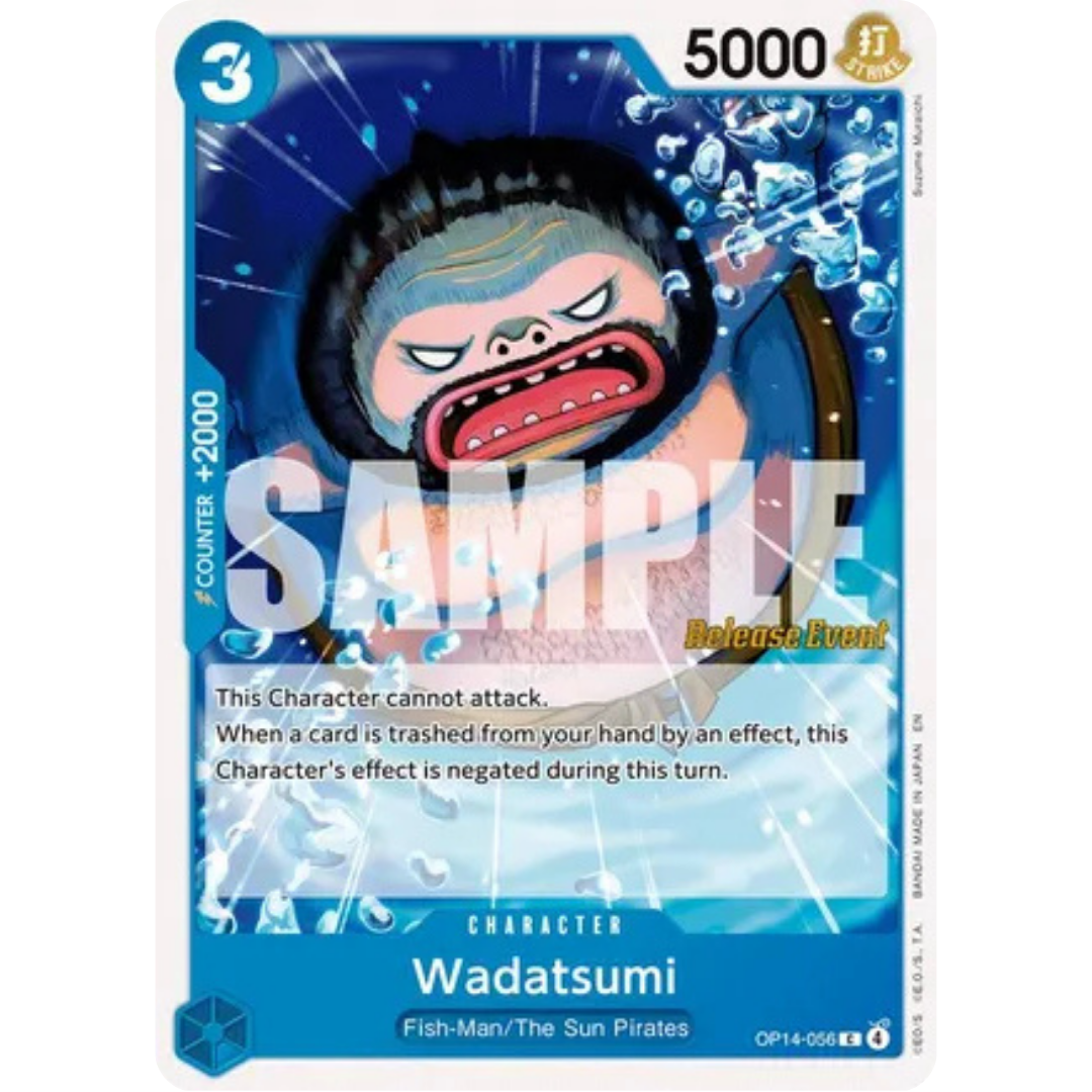 Wadatsumi (OP14-056) - The Azure Sea's Seven Release Event Cards