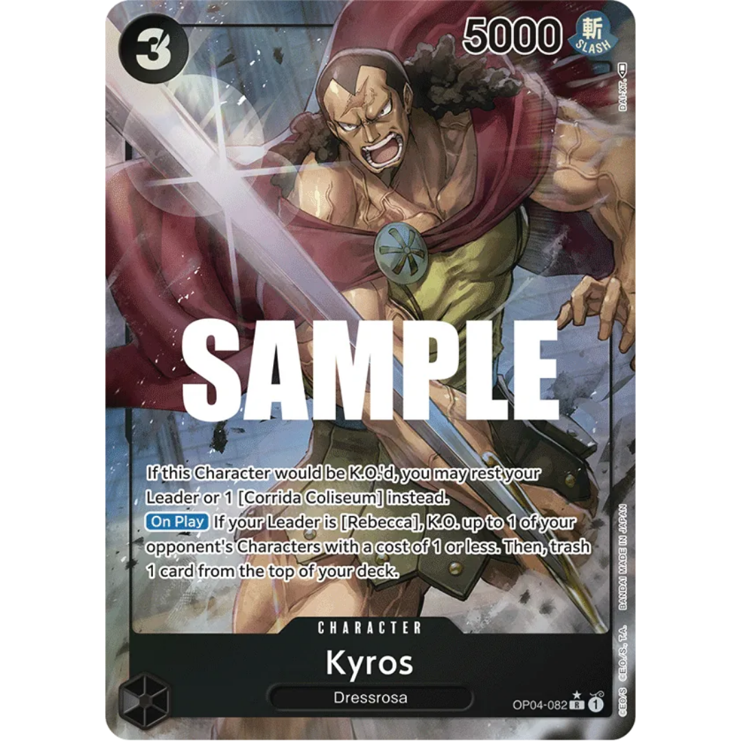 Kyros (Alternate Art) (OP04-082) - Kingdoms of Intrigue Foil
