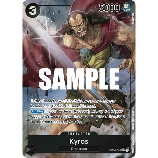Kyros (Alternate Art) (OP04-082) - Kingdoms of Intrigue Foil