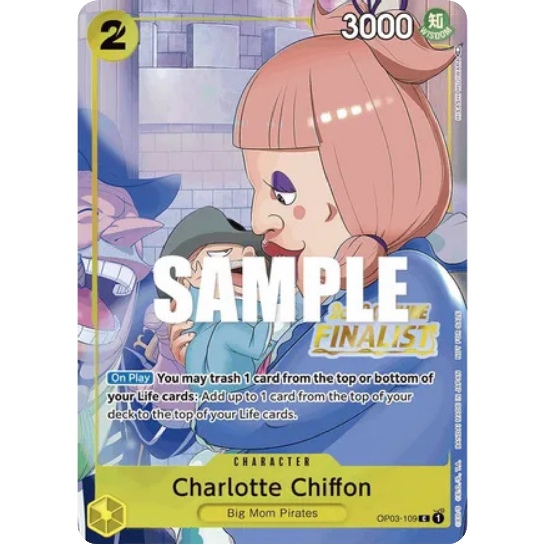 Charlotte Chiffon (Online Regional 2023) [Finalist] (OP03-109) - One Piece Promotion Cards Foil