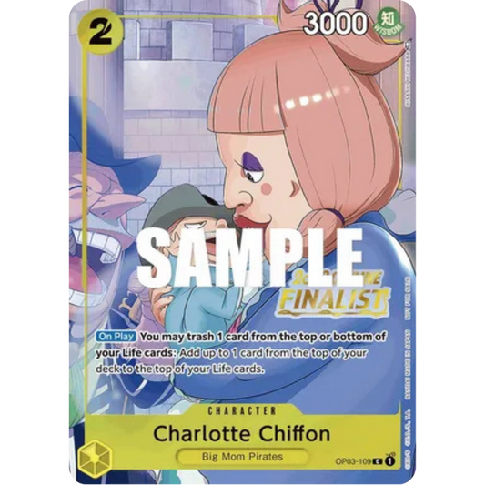 Charlotte Chiffon (Offline Regional 2023) [Finalist] (OP03-109) - One Piece Promotion Cards Foil