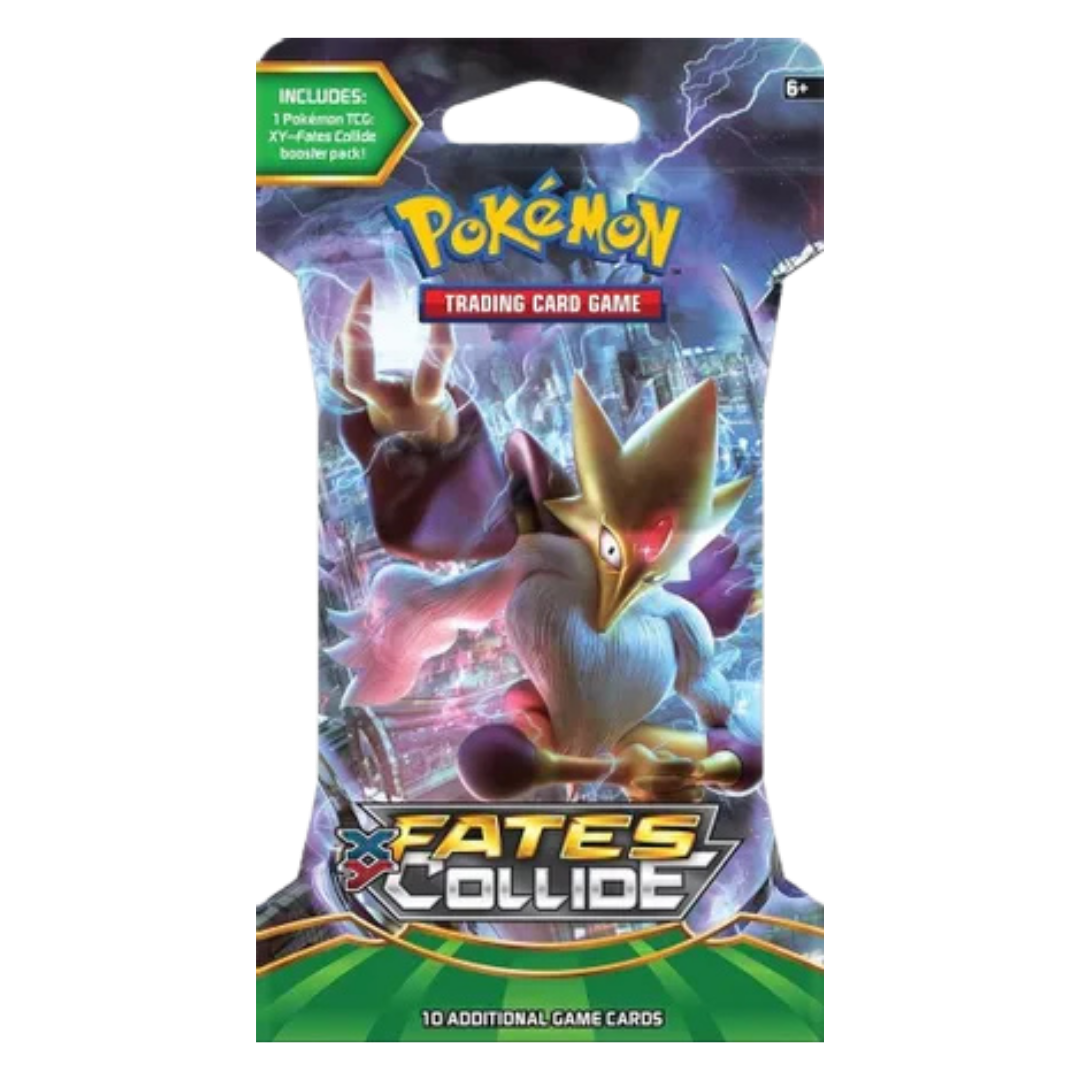 XY - Fates Collide Sleeved Booster Pack [Mega Alakazam]
