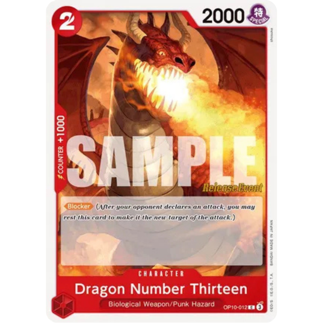 Dragon Number Thirteen (OP10-012) - Royal Blood Release Event Cards