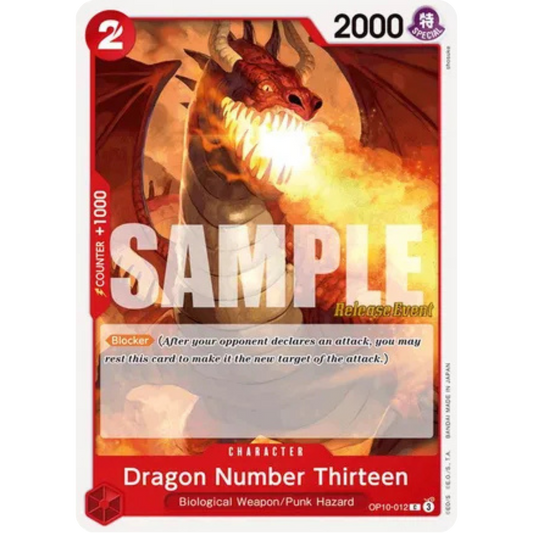 Dragon Number Thirteen (OP10-012) - Royal Blood Release Event Cards