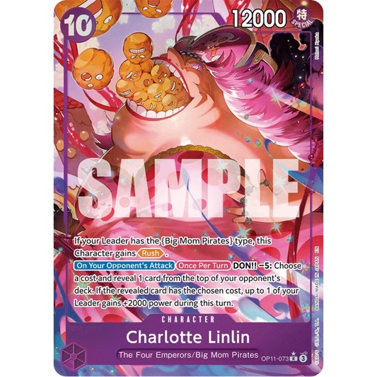 Charlotte Linlin (Alternate Art) (OP11-073) - A Fist of Divine Speed Foil