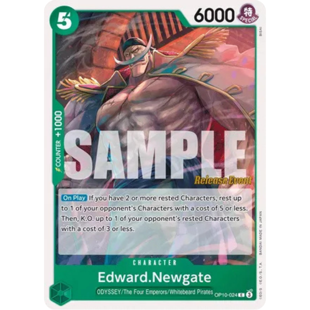 Edward.Newgate (OP10-024) - Royal Blood Release Event Cards