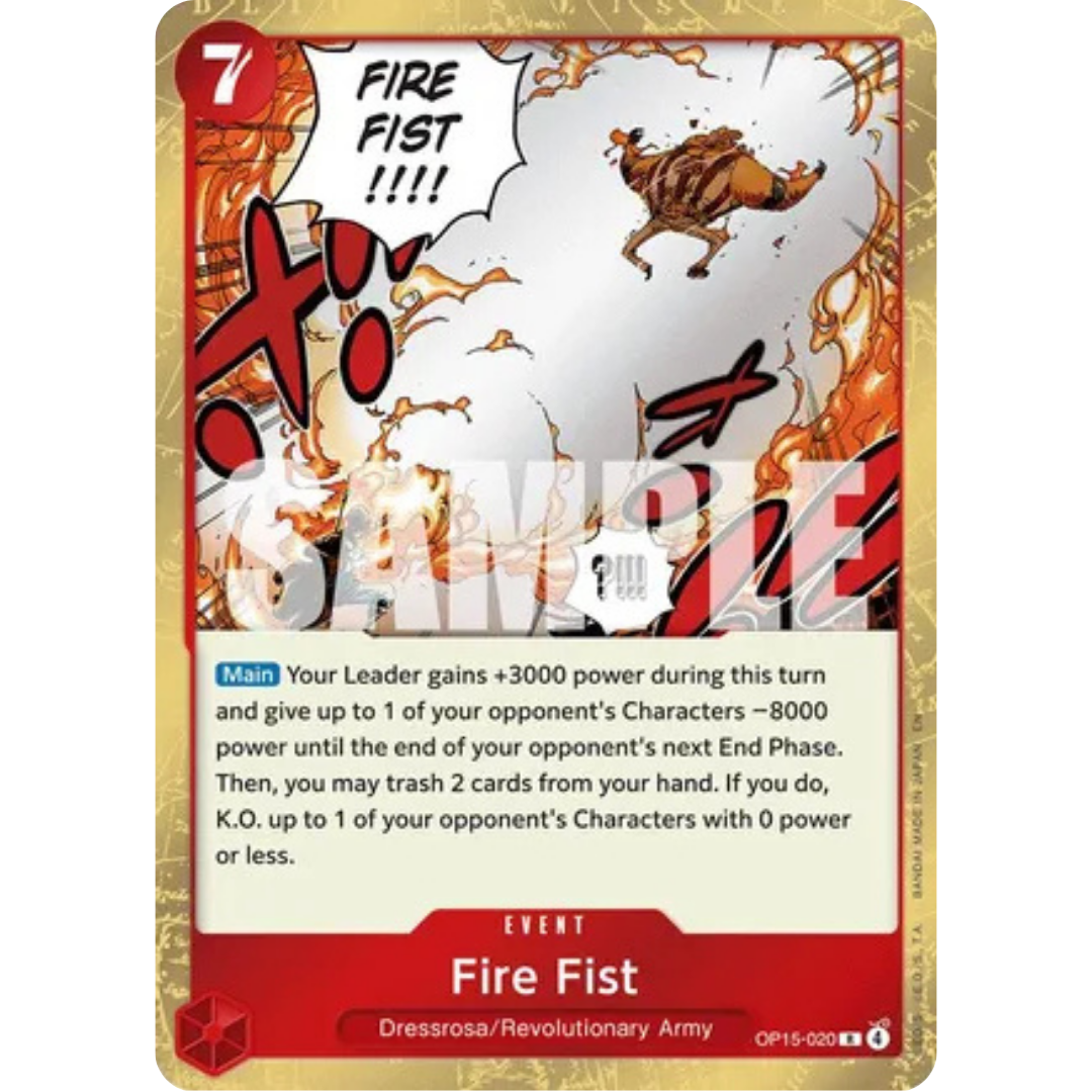 Fire Fist (OP15-020) - Adventure on Kami's Island Foil