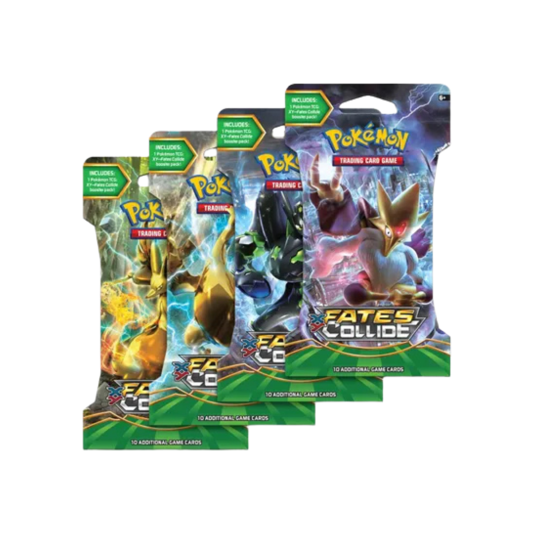 Fates Collide Sleeved Booster Pack Art Bundle [Set of 4]