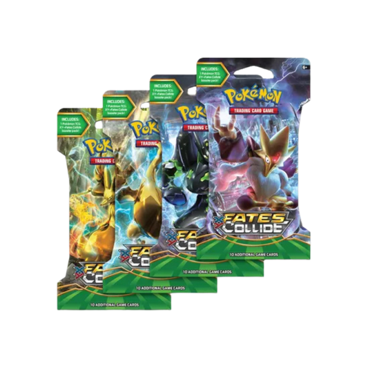 Fates Collide Sleeved Booster Pack Art Bundle [Set of 4]