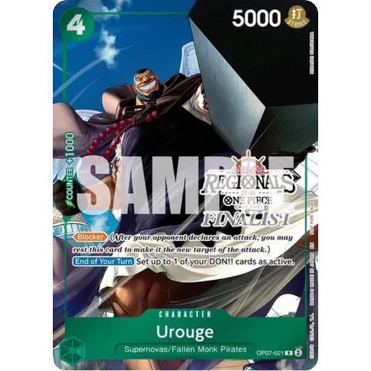 Urouge (Regional Finalist Card Set 2025 Vol.1) (OP07-021) - One Piece Promotion Cards Foil