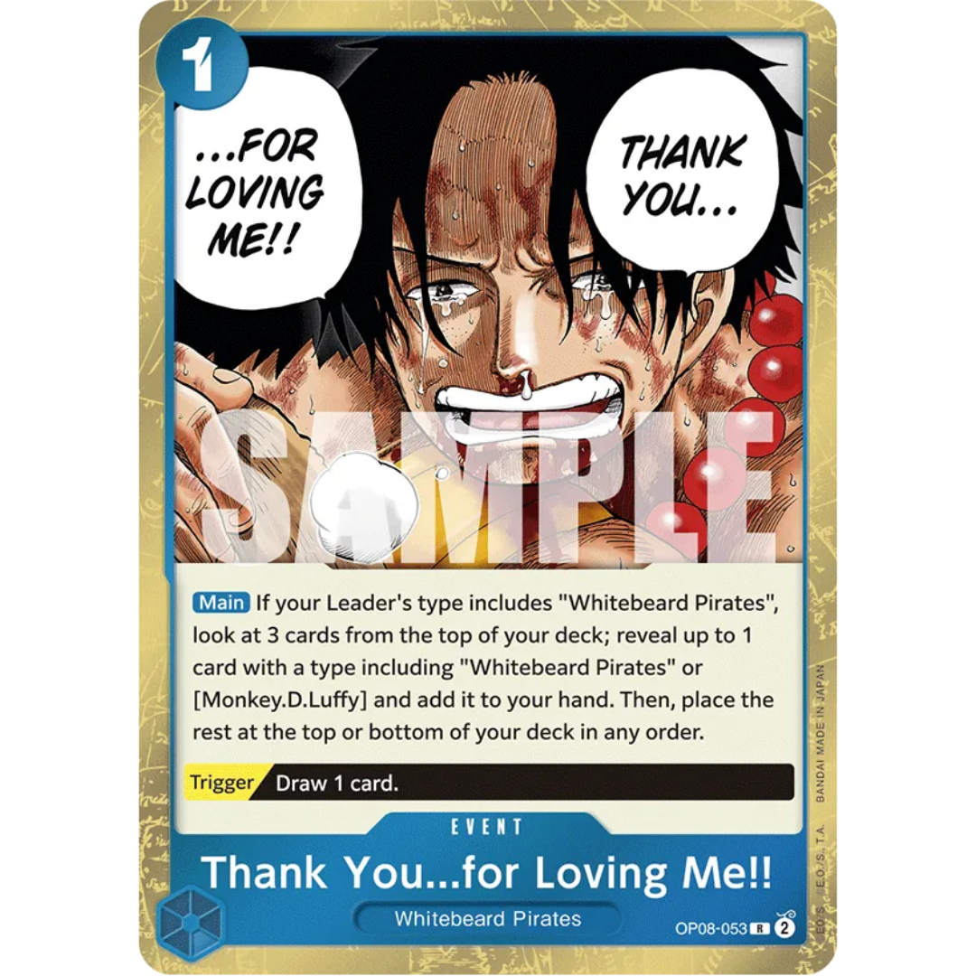 Thank You...for Loving Me!! (OP08-053) - Two Legends Foil