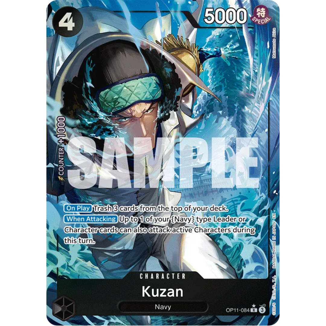 Kuzan (Alternate Art) (OP11-084) - A Fist of Divine Speed Foil