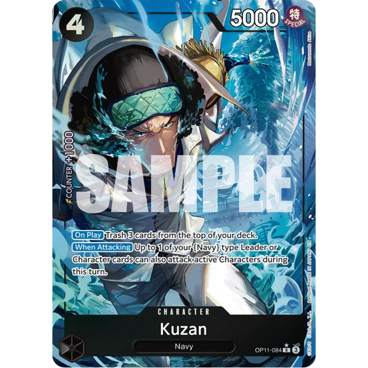 Kuzan (Alternate Art) (OP11-084) - A Fist of Divine Speed Foil