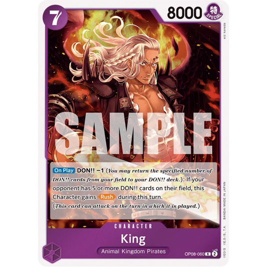 King (060) (OP08-060) - Two Legends Foil