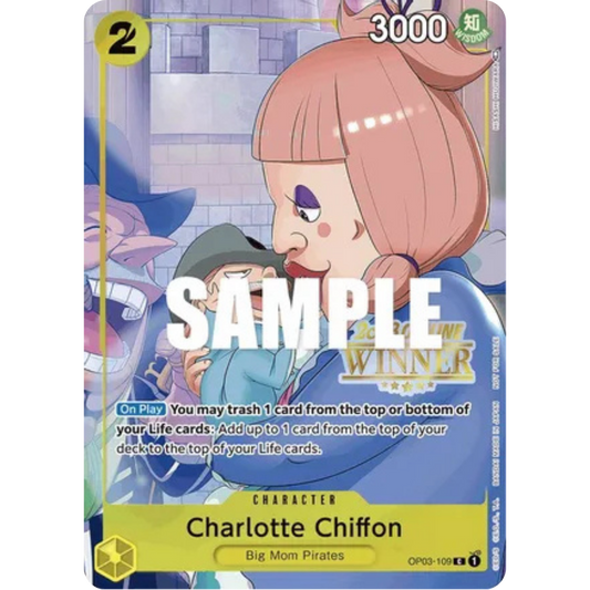 Charlotte Chiffon (Offline Regional 2023) [Winner] (OP03-109) - One Piece Promotion Cards Foil