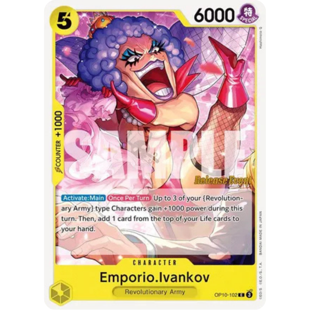 Emporio.Ivankov (OP10-102) - Royal Blood Release Event Cards