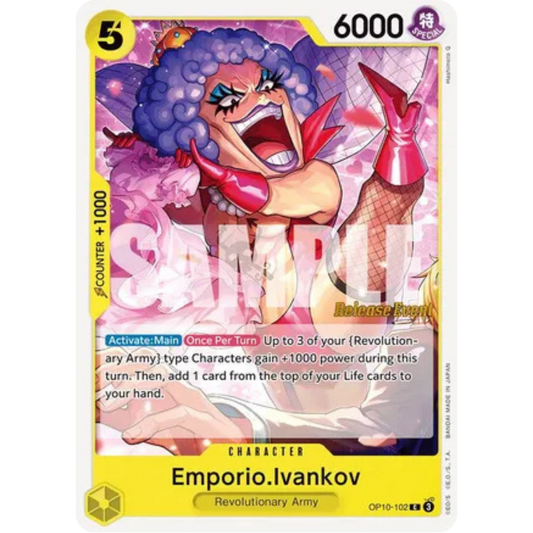 Emporio.Ivankov (OP10-102) - Royal Blood Release Event Cards