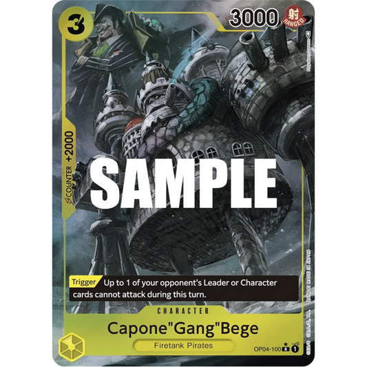 Capone"Gang"Bege (Alternate Art) (OP04-100) - Kingdoms of Intrigue Foil