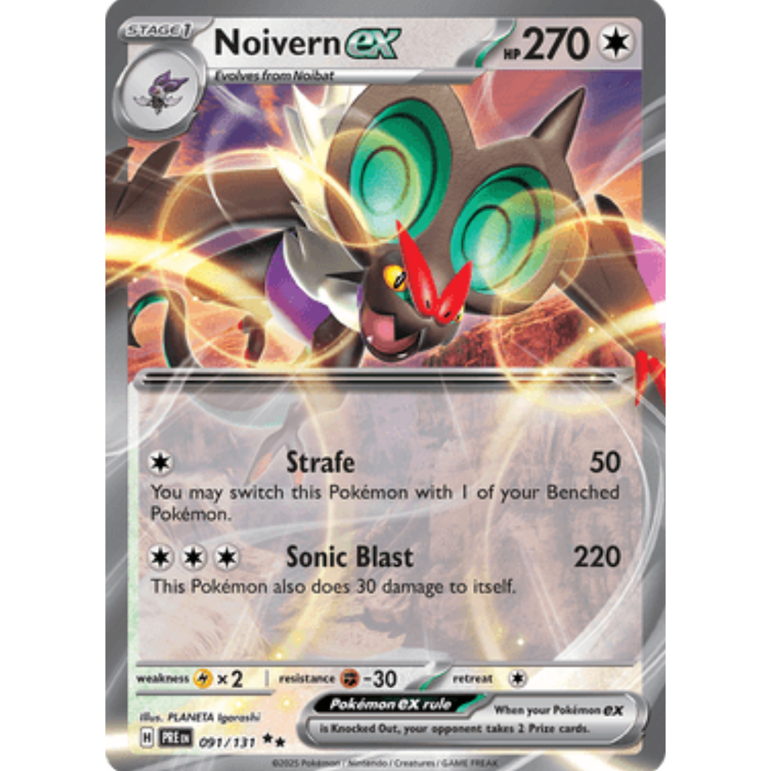 Noivern ex 091/131  - Holofoil SV Prismatic Evolutions - Double Rare
