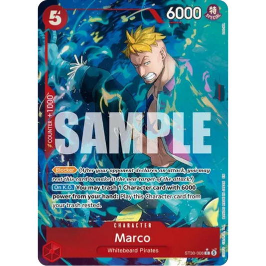Marco (Full Art) (ST30-008) - Starter Deck EX: Luffy & Ace Foil