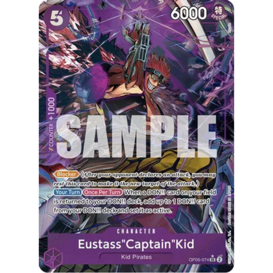 Eustass"Captain"Kid (OP05-074) (Alternate Art) (OP05-074) - Premium Booster -The Best- Foil