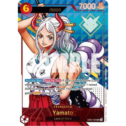 Yamato (Serial Numbered) (EB02-006) - One Piece Promotion Cards Foil