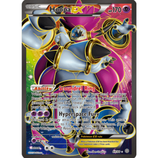 Hoopa EX (89 Full Art) 089/98  - Holofoil XY  Ancient Origins - Ultra Rare