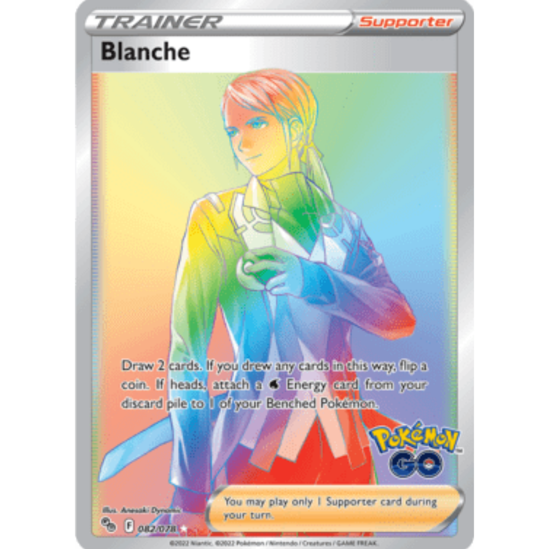Blanche (Secret) 082  - Holofoil Pokemon GO - Secret Rare