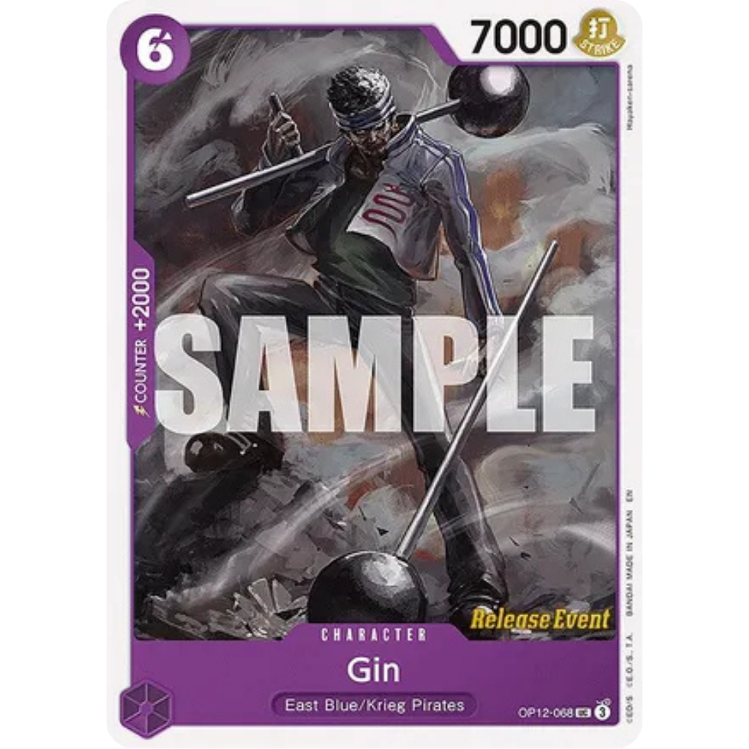 Gin (OP12-068) - Legacy of the Master Release Event Cards