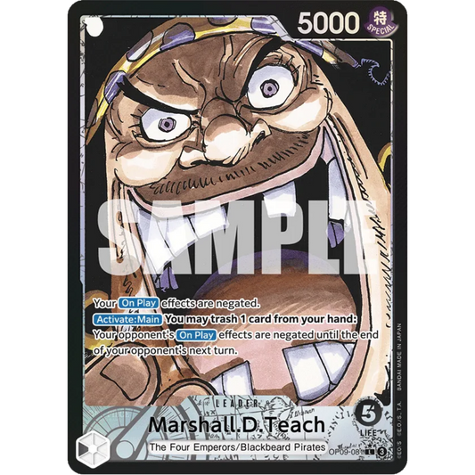 Marshall.D.Teach (081) (Parallel) (OP09-081) - Emperors in the New World Foil
