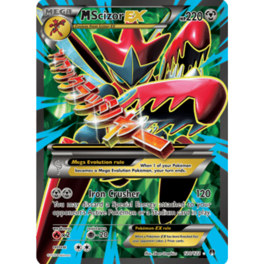 M Scizor EX (Full Art) 120/122  - Holofoil XY  BREAKpoint - Ultra Rare