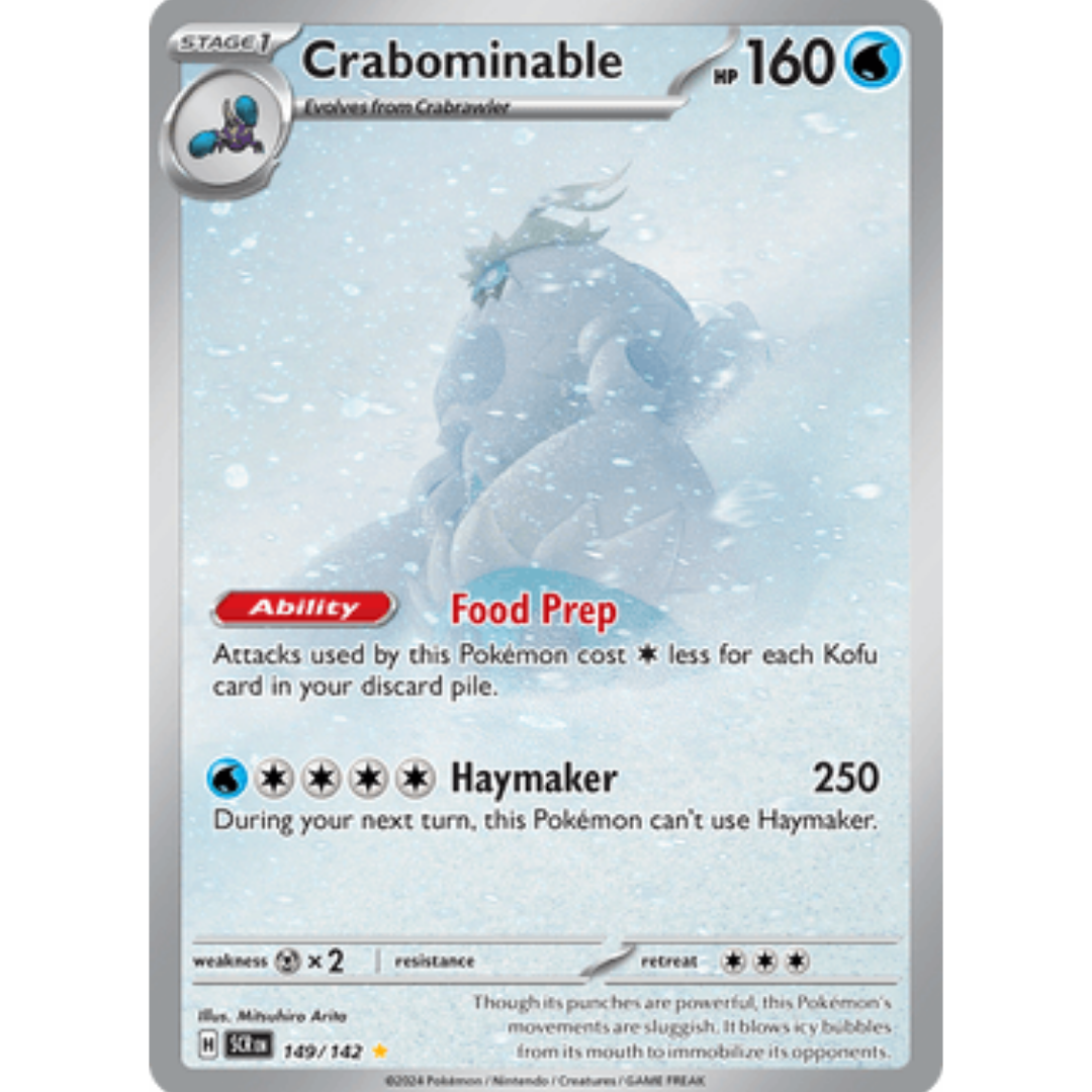 Crabominable 149/142  - Holofoil SV07 Stellar Crown - Illustration Rare