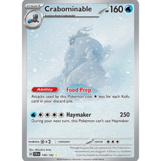 Crabominable 149/142  - Holofoil SV07 Stellar Crown - Illustration Rare