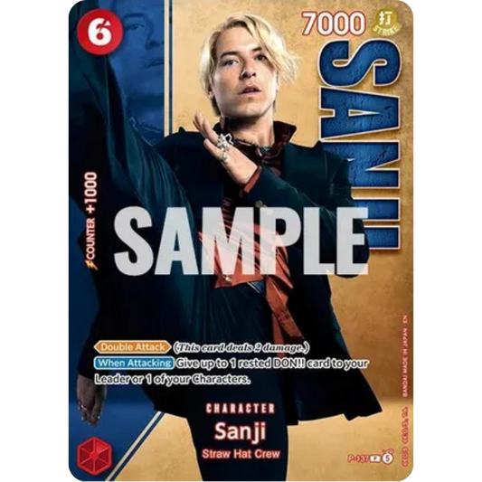 Sanji - P-137 (Premium Card Collection -Live Action Edition Vol.2 Straw Hat Crew-) (P-137) - One Piece Promotion Cards Foil