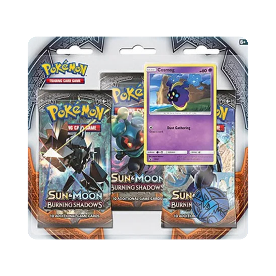 Burning Shadows 3 Pack Blister [Cosmog]
