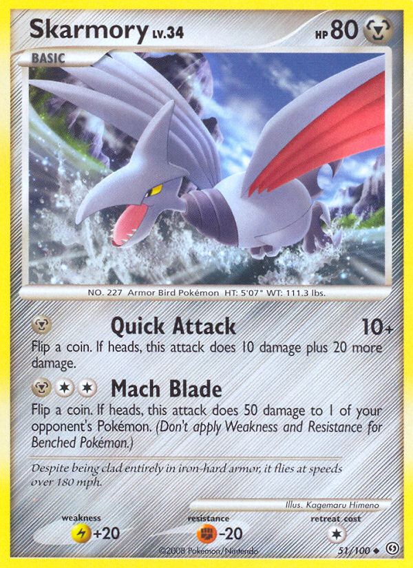 Skarmory  Stormfront - Uncommon