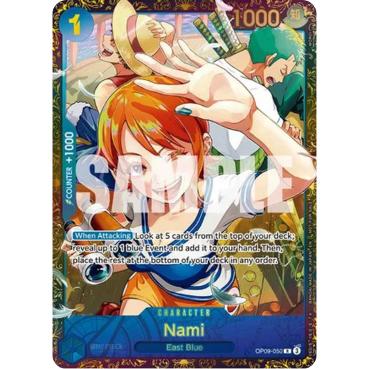 Nami (Championship 25-26 Regionals Season 1) (OP09-050) - One Piece Promotion Cards Foil