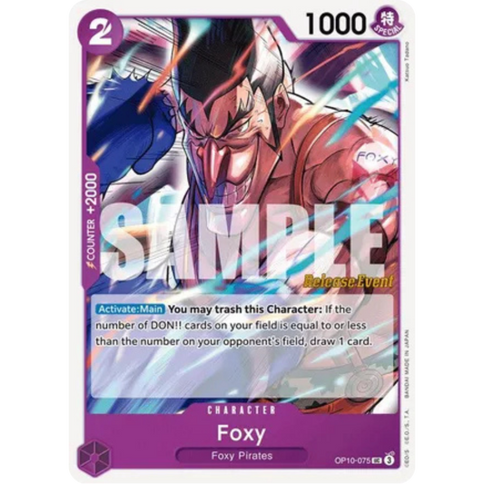 Foxy (OP10-075) - Royal Blood Release Event Cards