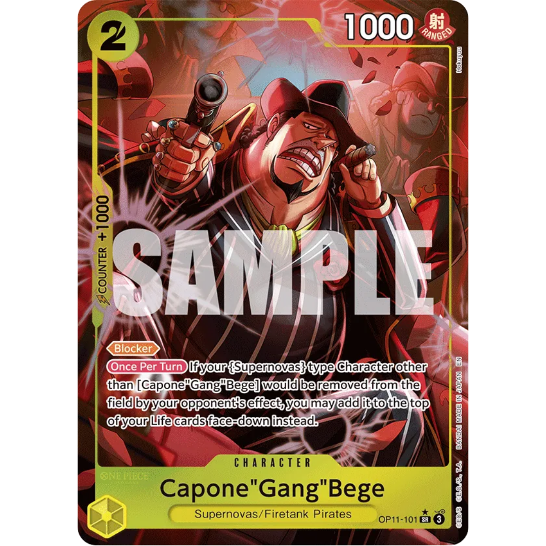 Capone"Gang"Bege (101) (Alternate Art) (OP11-101) - A Fist of Divine Speed Foil