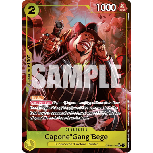 Capone"Gang"Bege (101) (Alternate Art) (OP11-101) - A Fist of Divine Speed Foil