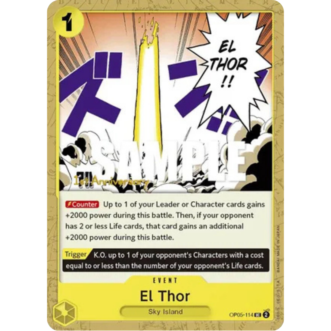 El Thor (OP05-114) - Awakening of the New Era: 1st Anniversary Tournament Cards