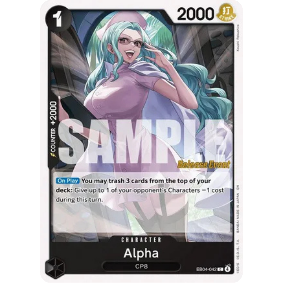 Alpha (EB04-042) - Adventure on Kami's Island Release Event Cards