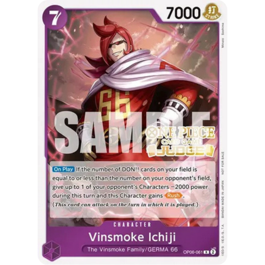 Vinsmoke Ichiji (Judge Pack Vol. 5) (OP06-061) - One Piece Promotion Cards Foil