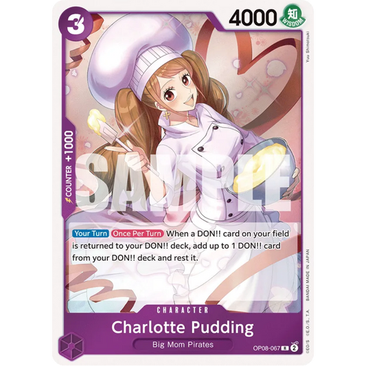 Charlotte Pudding (067) (OP08-067) - Two Legends Foil