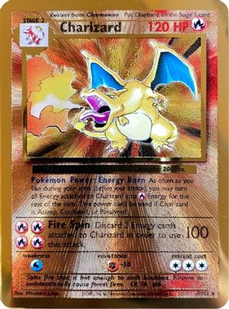 Charizard (Celebrations Metal Card) 004  - Holofoil Miscellaneous Cards & Products - Promo