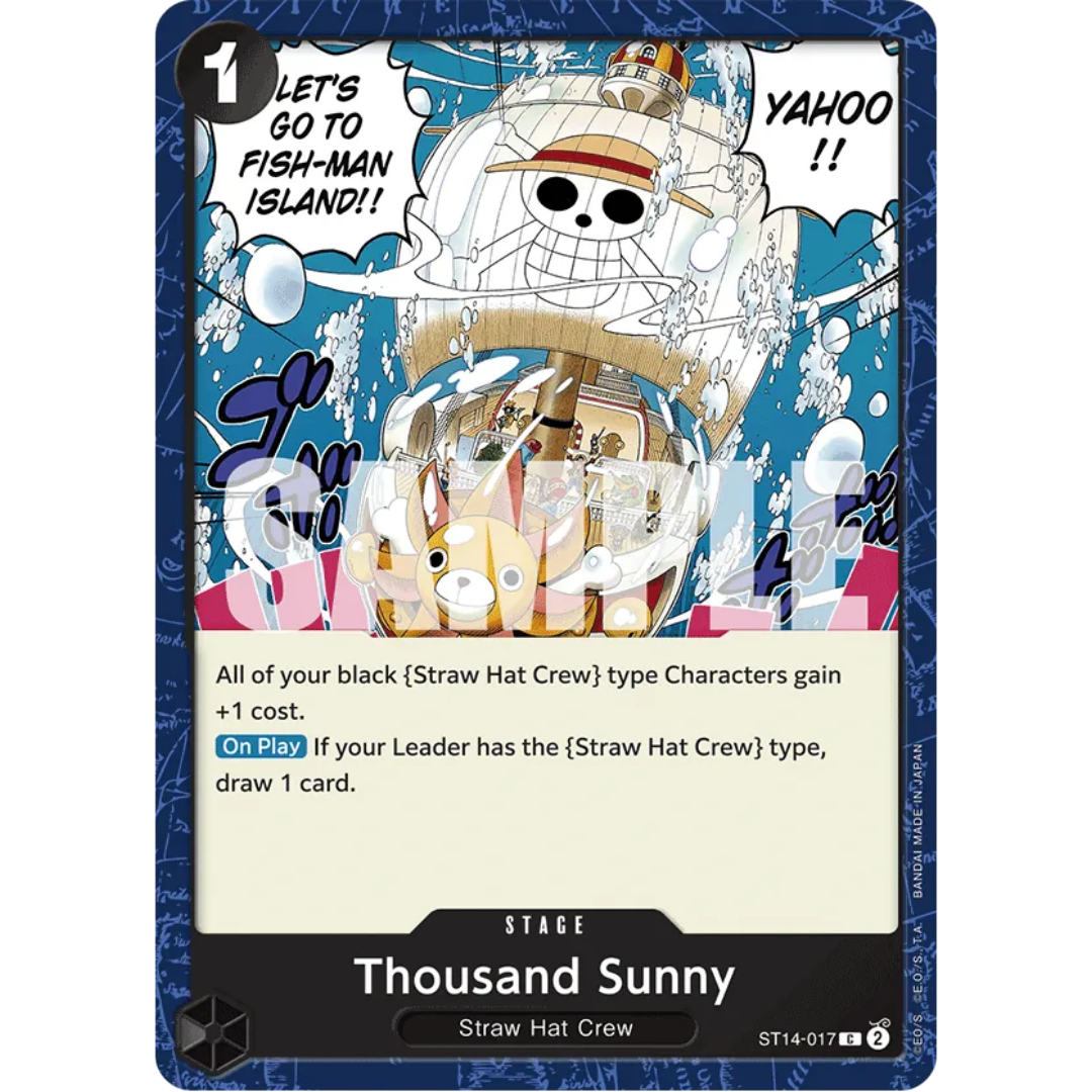 Thousand Sunny (ST14-017) - Starter Deck 14: 3D2Y
