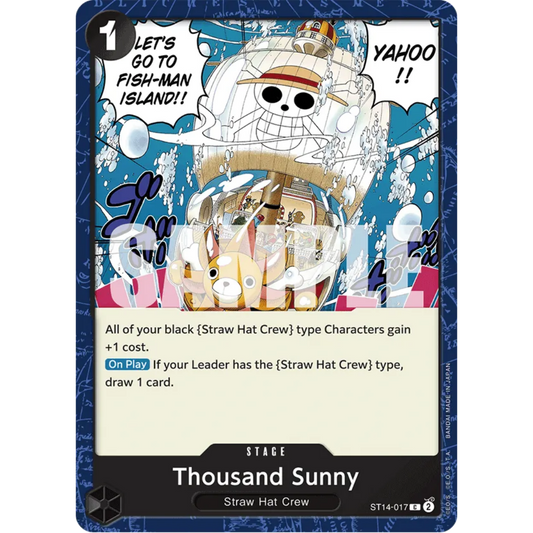 Thousand Sunny (ST14-017) - Starter Deck 14: 3D2Y