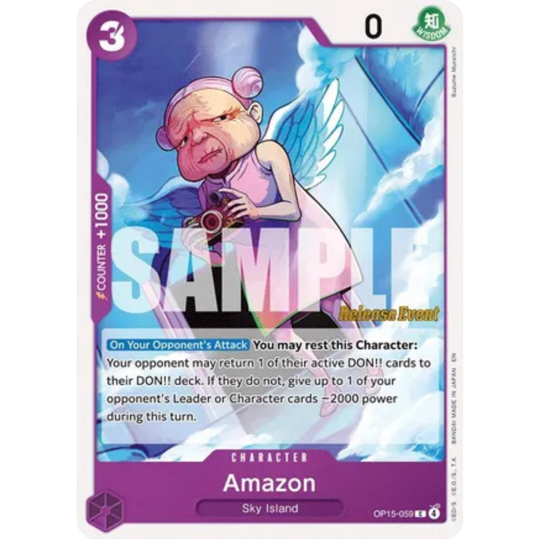 Amazon (OP15-059) - Adventure on Kami's Island Release Event Cards