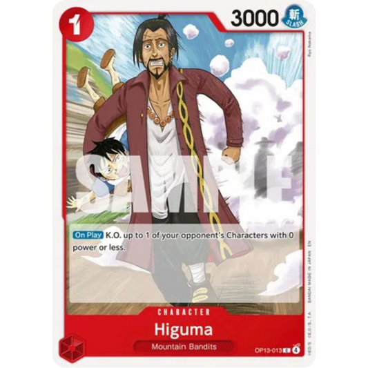 Higuma (OP13-013) - Carrying On His Will