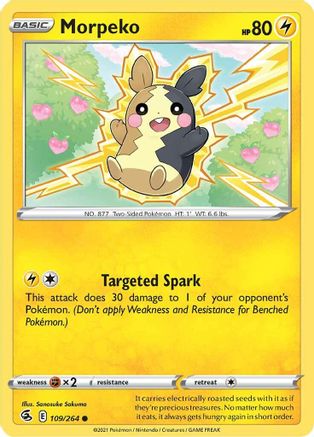 Morpeko (109) 109  SWSH08 Fusion Strike - Common